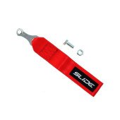Heavy-Duty Red Tow Strap for Safe Vehicle Recovery