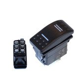 7-Pin Blue Switch (ON-OFF-ON) for Electronics Projects