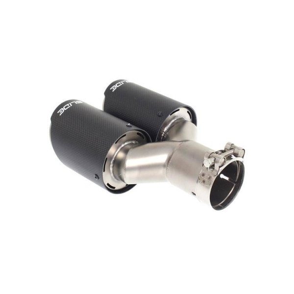 Dual 101mm Exhaust Tips with 76mm Inlet - High Performance