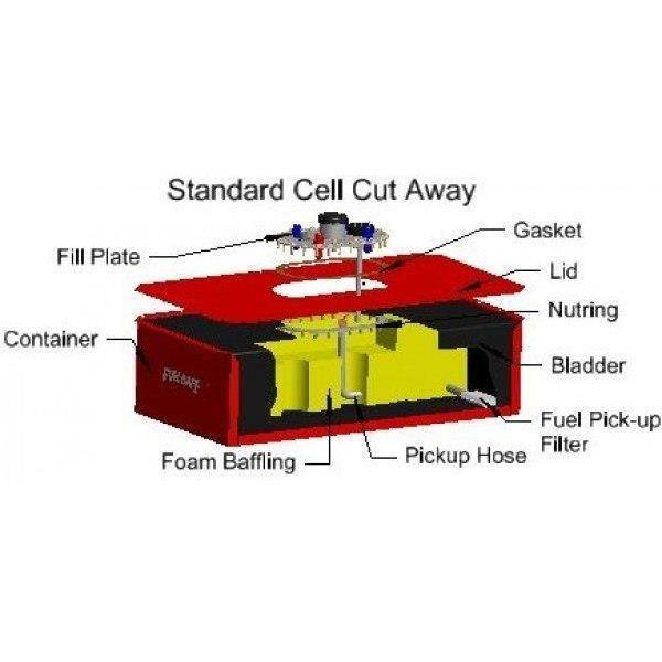 FuelSafe 55L FIA Approved Racing Fuel Tank - Durable & Reliable