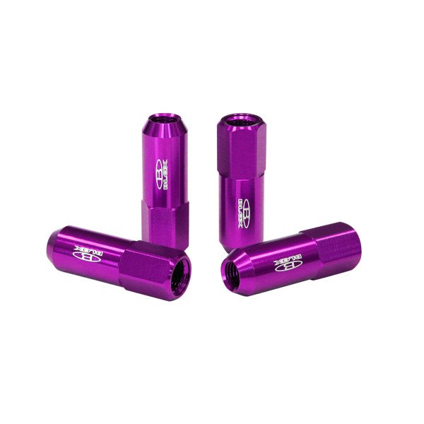 Blox Replica 60mm M12x1.5 Purple Wheel Lug Nuts - Set of 20
