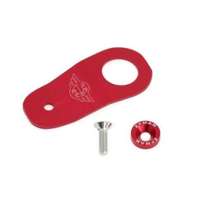 Red Radiator Stay for JDM Civic 96-00 - Durable & Stylish