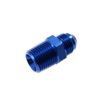 "AN8 Male to Male Nipple Fitting 1/2" NPT - Durable Connector"