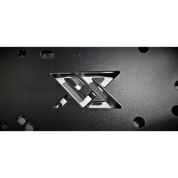 Handbrake Mounting Plate drilled BMW E46 Fluo