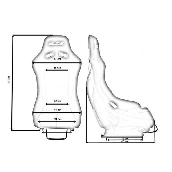 SLIDE R1 Black Racing Seat - Premium Comfort & Style