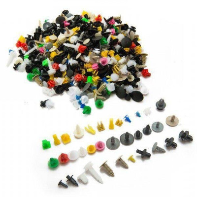 200-Piece Pins and Clamps Set for Versatile DIY Projects