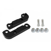 BMW E46 25% Black Turn Angle Adapters - Precision Fit
