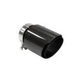 Exhaust Tip 89mm enter 70mm Carbon Gloss