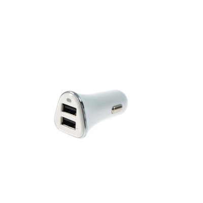 Dual USB Car Charger 12-24V 4.8A - Black Fast Charging