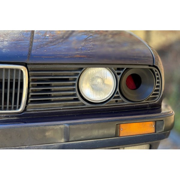 Air Scoop Head Light BMW 3 E30 high beams driver side 76mm