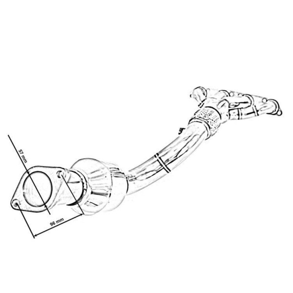 High-Performance Exhaust Manifold for Mini Cooper R50 R52 R53