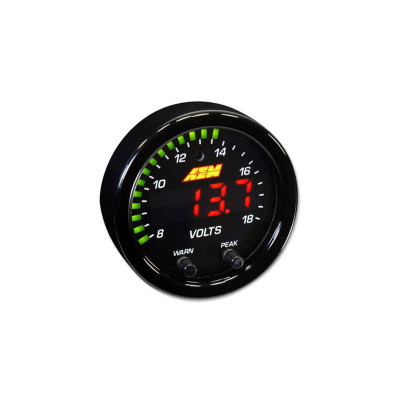 AEM X-Series Volt Gauge - Precision Voltage Monitoring Tool