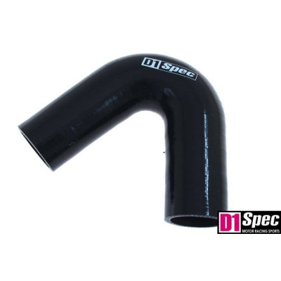 135° Black Silicone Elbow D1Spec - 45mm Hose Connector