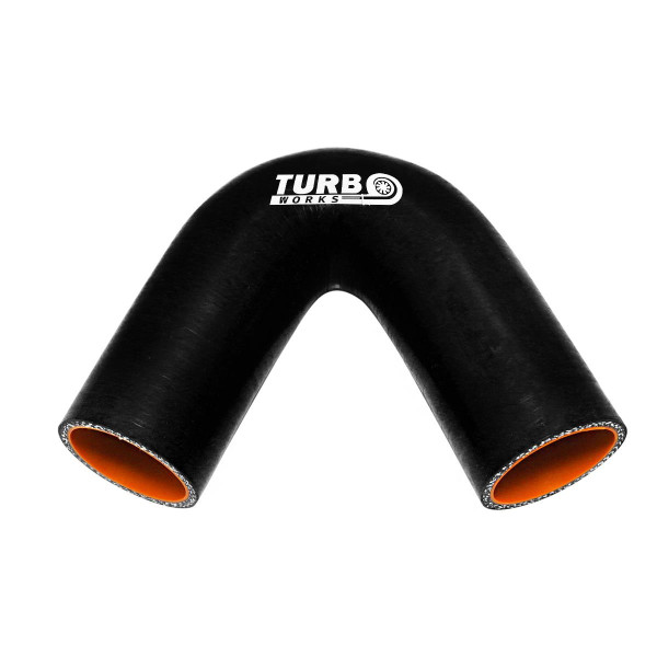 Pro Black 63mm 135° Elbow Connector for Plumbing Projects
