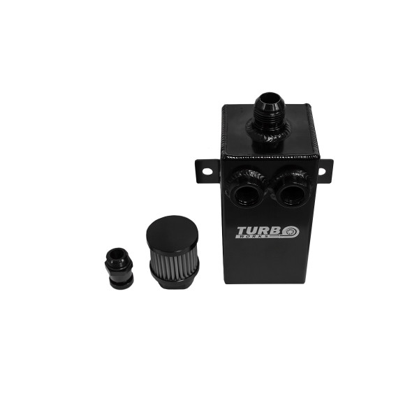 Oil catch tank 1L TurboWorks Black