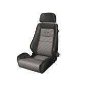 Recaro Classic LX Racing Seat - Black Leather & Pepita Design