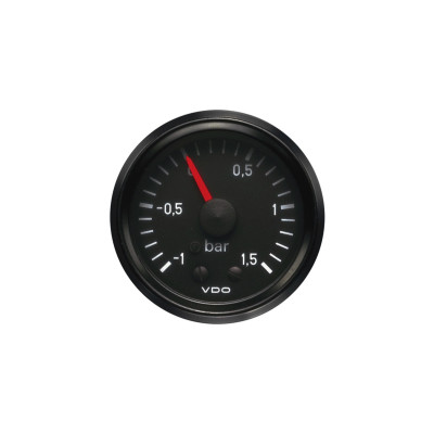 VDO 52mm Mechanical Turbo Gauge -1 to 1.5 Bar Pressure