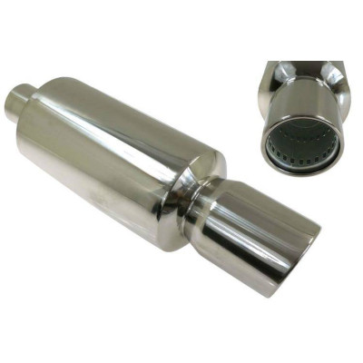 120mm Inlet Rear Muffler - 76mm Outlet Performance Upgrade