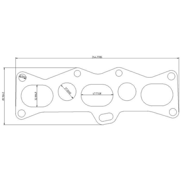 Mazda MX-6 & Ford Probe Exhaust Flange Replacement Part