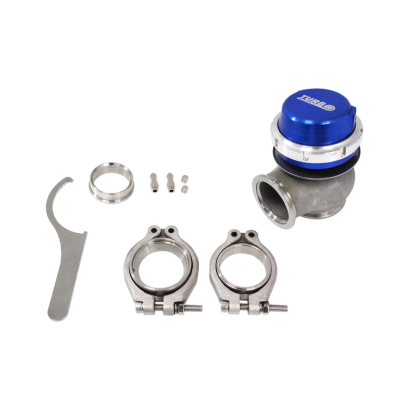 40mm External Wastegate 0.5 Bar V-Band - Blue Performance Part