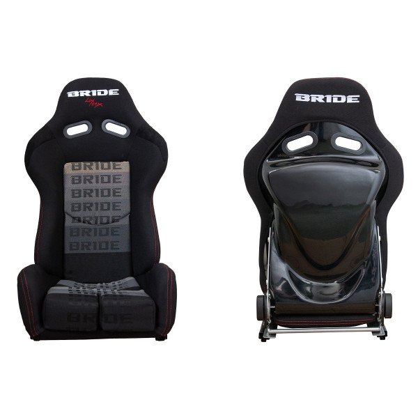 LOW MAX K608 Racing Seat - Bride Velvet Black Grey Design