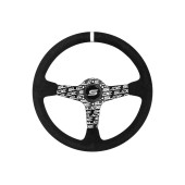 Steering wheel SLIDE 350mm offset:90mm Suede Hydrographics