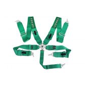 5-Point Green Takata Replica Racing Seat Belt Harness