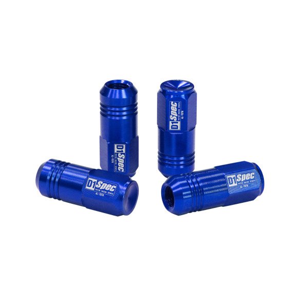 D1Spec Replica EW M12x1.25 Blue Wheel Lug Nuts - 20 Pack