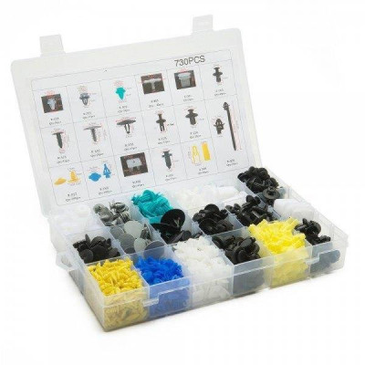 730-Piece Pins Clamps Set for Versatile DIY Projects