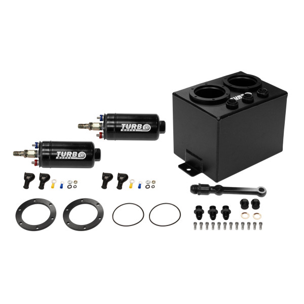 Swirl Pot 3L TurboWorks 2 pumps 300LPH + rail (included) Black