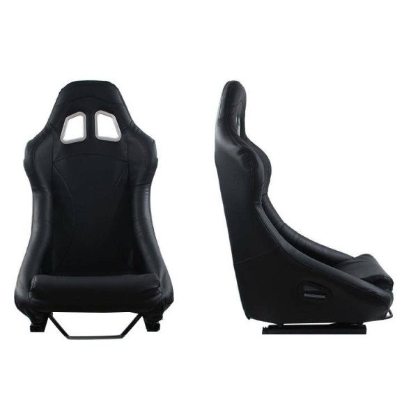 SIGMA PVC Black Racing Seat - Ergonomic Design & Comfort
