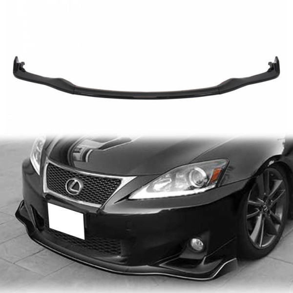 Gloss Black Front Splitter for Lexus IS - Stylish Upgrade
