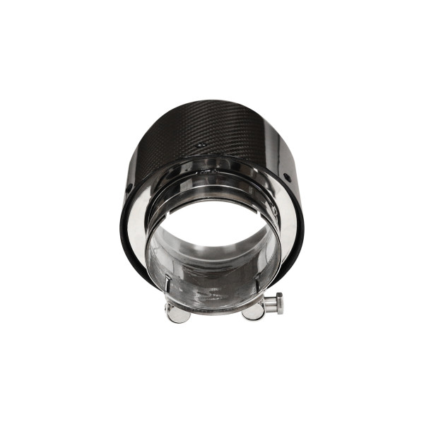 Exhaust Tip 127mm enter 70mm Carbon Gloss