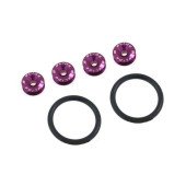 Quick Release Purple Bumper Trunk Fasteners - SLIDE Design