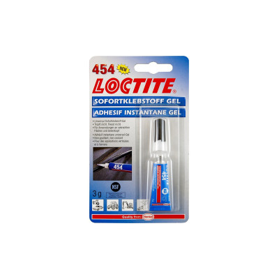 Loctite 454 Instant Adhesive Gel - 3g Strong Bonding Solution