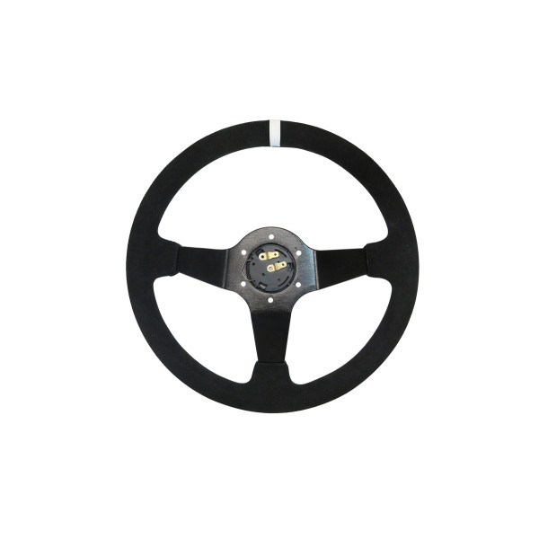 Steering wheel SLIDE 350mm offset:90mm Suede Hydrographics
