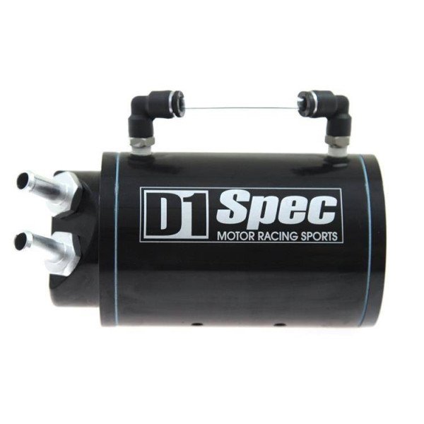 9mm Black D1Spec Oil Catch Tank for Enhanced Engine Performance