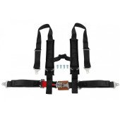 DTM 4-Point Black Racing Seat Belts - Secure & Stylish