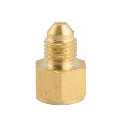 AN4 Brass Male to Female Adapter - Durable Hydraulic Fitting