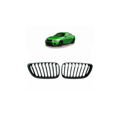 Matt Black Single Line Grill for BMW 2 Series F22 F23