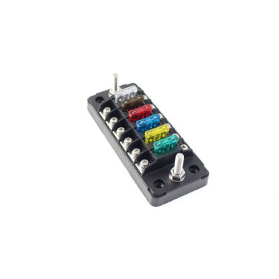 6-Way Type B Fuse Box - Compact & Reliable Circuit Protection
