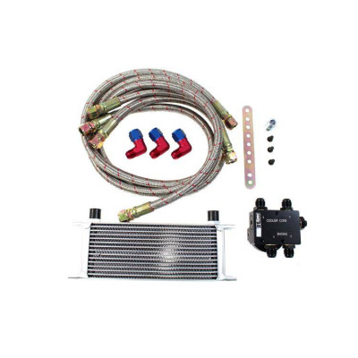D1Spec 15-Row Oil Cooler Kit with Thermostatic Module