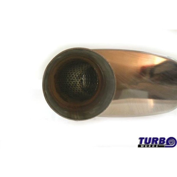 76mm LT 409SS Rear Center Muffler - 355mm Length