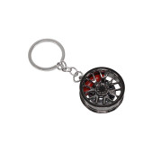 Keychain wheel 3SDM with caliper Black