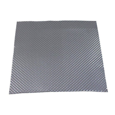60x60cm Embossed Aluminium Heat Shield - 0.5mm Thickness