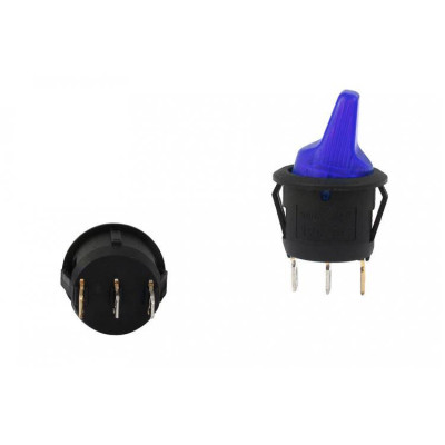 3-Pin Blue LED Switch Flip ON-OFF for Easy Control