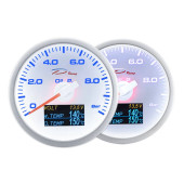Depo WBL 4-in-1 Gauge: Oil Press, Volt, Oil & Water Temp