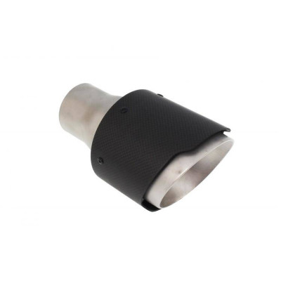 114mm Carbon Exhaust Tip with 63mm Inlet - High Performance