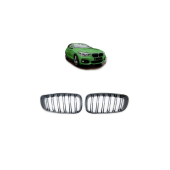 Sport Grille Dual Line Gloss Black for BMW 1 F20 F21 2015-2019