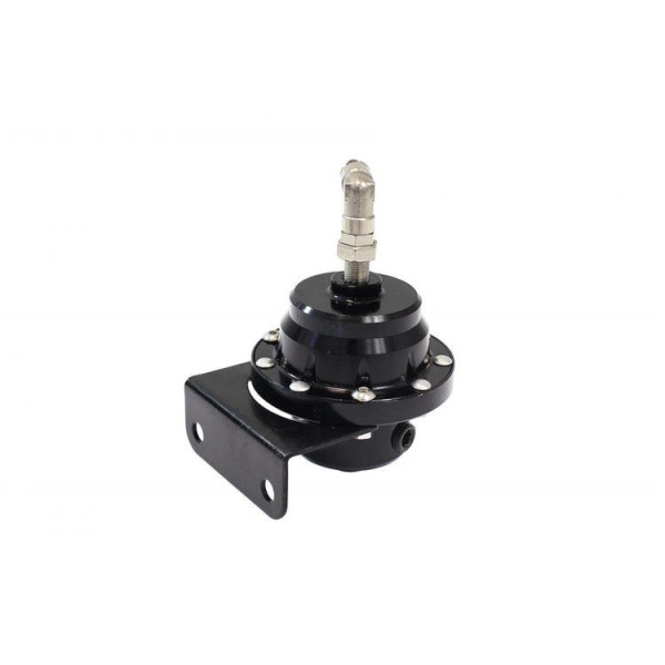 Racing AN6 Fuel Pressure Regulator with Gauge - Black